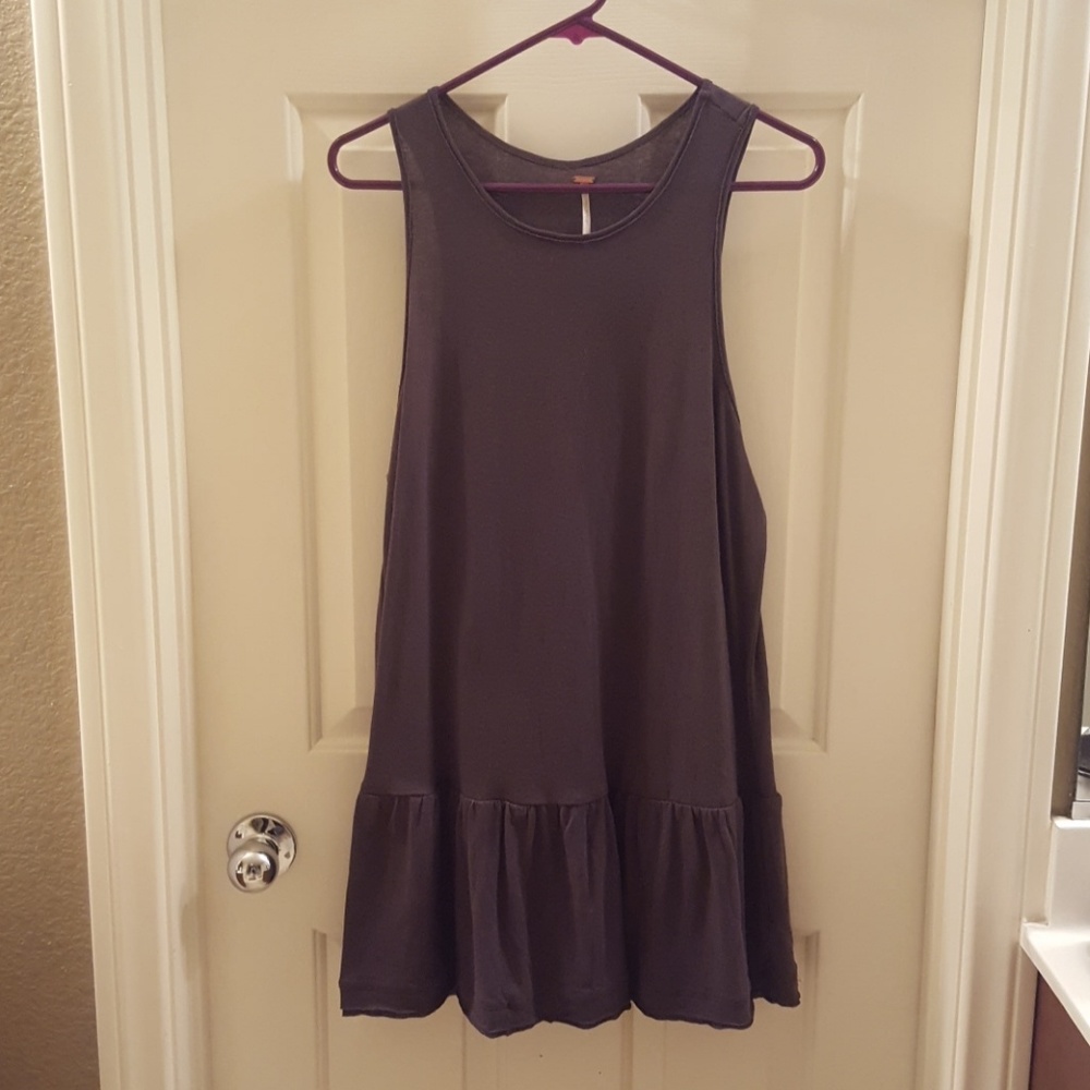 Charcoal Free People dress